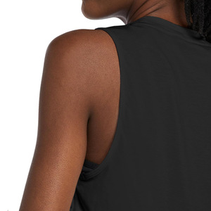 Débardeur de sport tricoté décontracté pour femme, séchage rapide, anti-boulochage, pour yoga, fitness et course à pied, avec logo frontal - Product Image 4