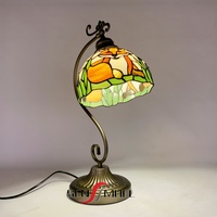 Nouvelle Lampe de Table/Bureau LED 2026 Style Sensmuel, Vitrail sur Base Bronze, Procédé de Soudure, Vente en Gros Usine, Personnalisable et Économique