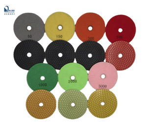 Juego de 7 Almohadillas de Pulido de Diamante con Resina Húmeda de 4 Pulgadas (100 mm) para Pulir Granito, Mármol, Cuarzo y Concreto - Product Image 2