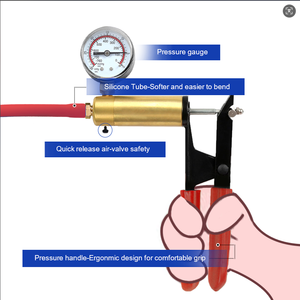 उच्च अंत 4 आकार ऐक्रेलिक लिंग बड़े उन्नत क्लैंप लिंग पंप हाथ पकड़ वैक्यूम गेज - Product Image 6