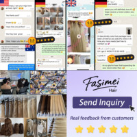 Extensions de cheveux vierges européens pré-collés pour usage professionnel en salon, pointes épaisses, fixation par fusion, Remy ondulé, pointe en K, mèche de kératine plate