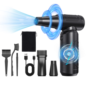 Turbofan <span class=keywords><strong>de</strong></span> 160W, 6000mAh, tipo C, alta velocidad, gran potencia <span class=keywords><strong>de</strong></span> soplado, soplador portátil inalámbrico para exteriores, ventilador violento, plumero <span class=keywords><strong>de</strong></span> aire - Product Image 1