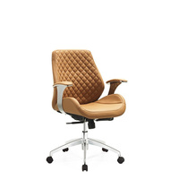 Chaise de bureau de direction de luxe moderne de haute qualité pour visiteurs de conférence en cuir de type traîneau