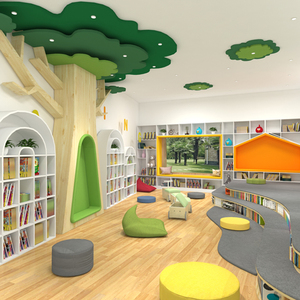 Mẫu giáo lớp học montessori đồ nội thất daycare thư viện Bộ đồ nội thất tùy biến - Product Image 1