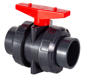 Válvula Georg Tipo 546 Pro DN25 JIS1" de PVC-U con Doble Sello EPDM y Manija Bloqueable para Uso Industrial - Product Image 4