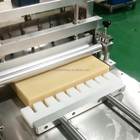 Machine à découper le savon automatique haute efficacité en acier inoxydable 304, trancheuse pneumatique pour blocs de savon faits main (savon de toilette, savon de lessive)