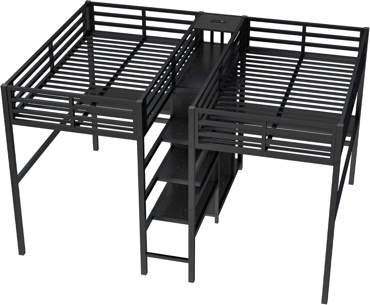 Noir, avec bureau sous