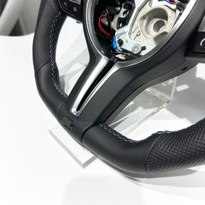 Volante Personalizado de Cuero Completo para <span class=keywords><strong>BMW</strong></span> E46 F1 F30 F50 F31 F35 E90 E92 E45, Volante de Fibra de Carbono - Product Image 3