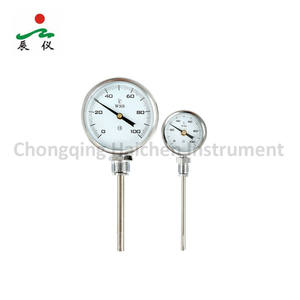 الصلبة المعادن الهاتفي التحقيق 1/2 "BSP 100 مللي متر القطر الصناعية مقياس درجة الحرارة - Product Image 2