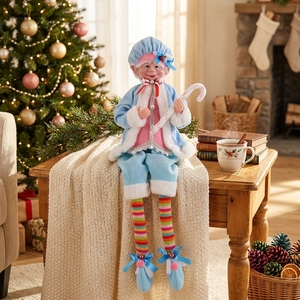 Figurines <span class=keywords><strong>de</strong></span> Noël géantes en feutrine <span class=keywords><strong>Kawaii</strong></span> Pastel, ornements <span class=keywords><strong>de</strong></span> Noël en peluche pour bureau - Product Image 3