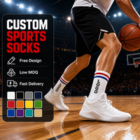 Chaussettes de sport pour hommes à faible MOQ, en coton, tricotées, de luxe, de créateur, avec logo et marque imprimés, pour emballage en gros, personnalisables
