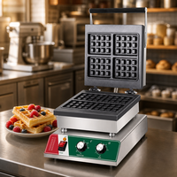 Machine à gaufres Blios OEM ODM à tête unique, revêtement antiadhésif, 220V 50Hz 60Hz, utilisation facile pour restaurants et cuisines commerciales