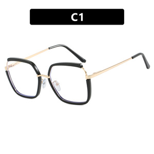 Monture Lunettes Anti-Lumière Bleue Caractéristique Carré Myopie Cadre Diamant Visage Élégant Instagram Populaire <span class=keywords><strong>Natu</strong></span> Couleur - Product Image 6