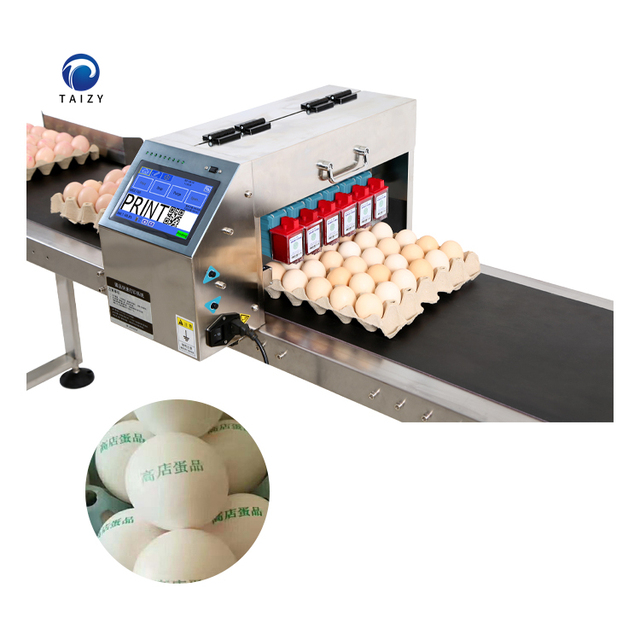 Commercial Egg Printing Machine Inject Printing Machine Small for Eggs Expiry Date Printing Machine