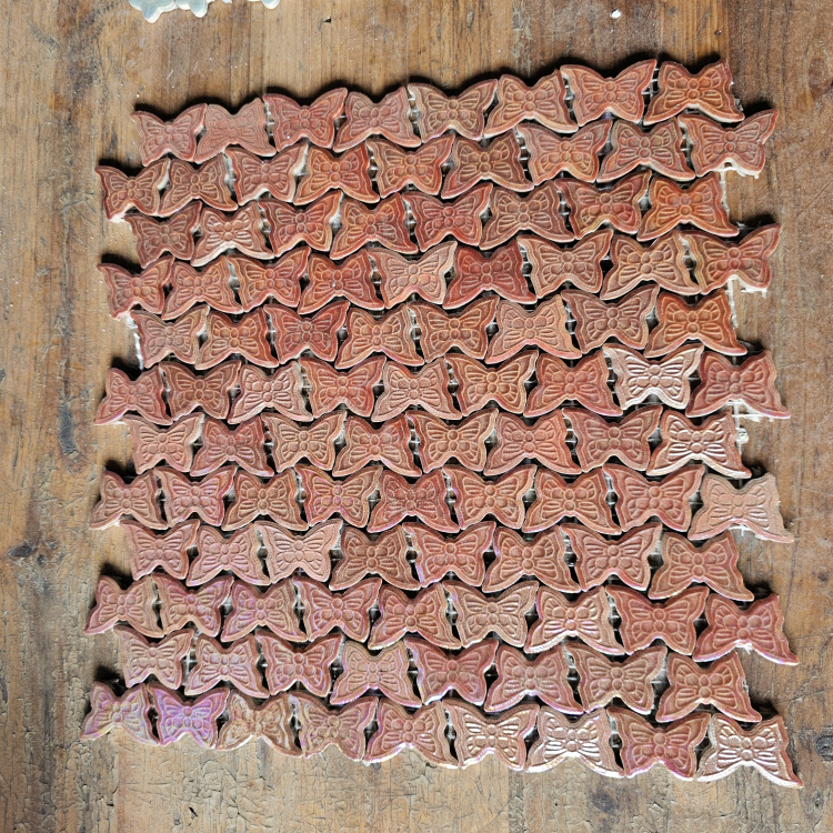 ceramic tear drop petal