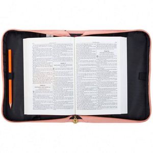 Échantillon gratuit, prix bas, couverture de livre en cuir personnalisée avec logo, étui pour Bible en PU, couverture de livre de la Bible - Product Image 5