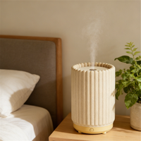 Diffuseur d'arômes élégant en polyrésine pour la décoration de la maison, diffuseur d'huiles essentielles USB avec lumière nocturne