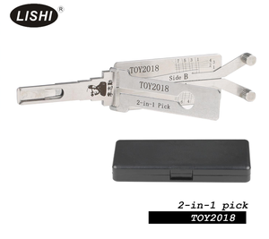 Outil de serrurier Lishi 2-en-1 pour le crochetage et le décodage de serrures, en acier inoxydable, professionnel, non destructif, pour les serrures de portes de <span class=keywords><strong>voiture</strong></span>, gaucher/droitier - Product Image 3