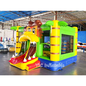<span class=keywords><strong>บ้าน</strong></span>ลมเป่าลมรูปสิงโตป่าพร้อมสไลเดอร์สำหรับเช่าจัดงานปาร์ตี้เด็ก - Product Image 1