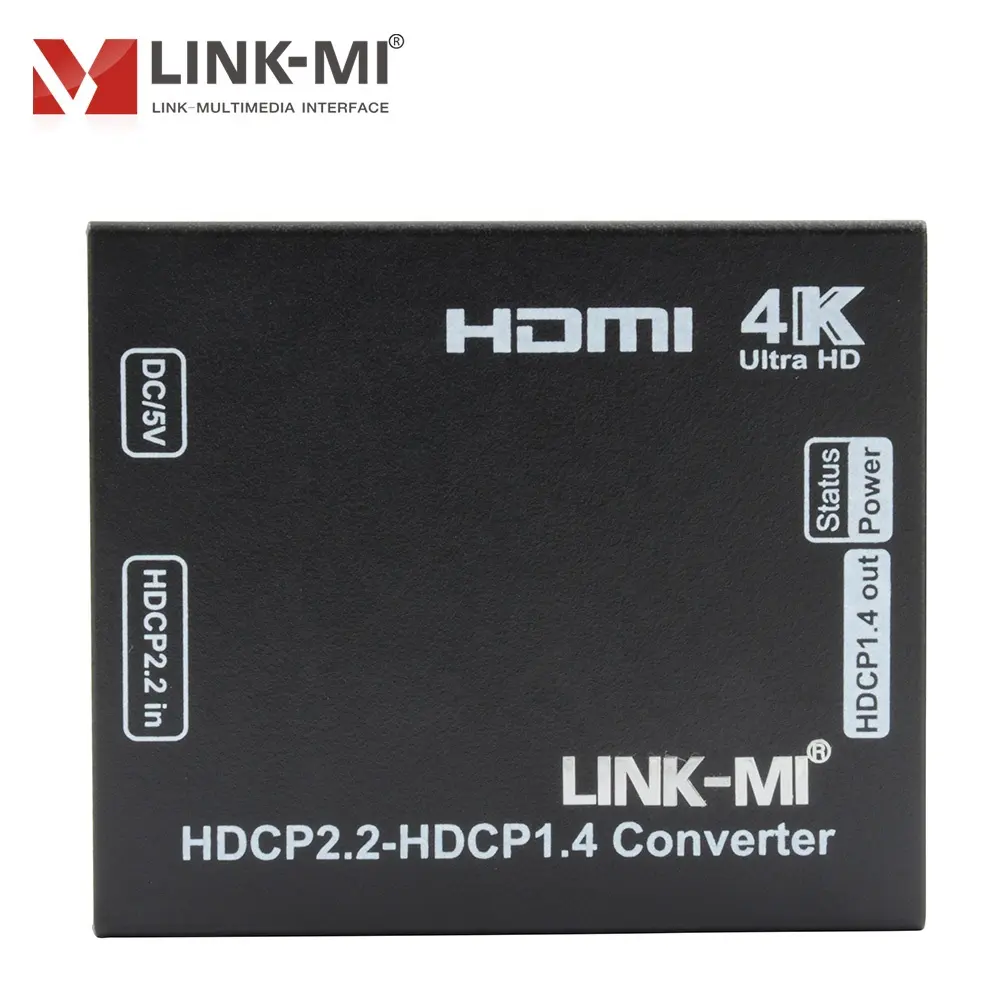 HDMI in HDMI out HDCP 2.2 to 1.4 Converter for 4K 3D TV Support 4Kx2K@60HZ, YUV 4:2:0 CEC Support audio format Dolby, DTS, LPCM