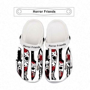 Hellosport - Sandalias <span class=keywords><strong>Zuecos</strong></span> Personalizadas para Hombre, Zapatos <span class=keywords><strong>Zuecos</strong></span> Personalizados <span class=keywords><strong>de</strong></span> Eva en Blanco y Negro para Niños, <span class=keywords><strong>Zuecos</strong></span> Estampados Unisex para Hombre, Zapatos <span class=keywords><strong>de</strong></span> Jardinería - Product Image 3