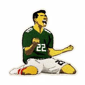 Nouveau Patch Brodé Sportif de <span class=keywords><strong>Football</strong></span> Dessin Animé, Patch Thermocollant, Broderie Informatique, Accessoires Vestimentaires, Vente en Gros - Product Image 2