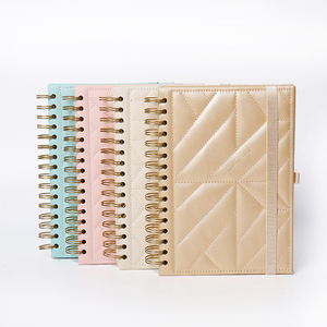 Nhà Máy Bán Buôn Cứng Bìa Vải Máy Tính Xách Tay <span class=keywords><strong>A5</strong></span> Kích Thước Lụa Cotton Tạp Chí Kế Hoạch Với Ban Nhạc - Product Image 1