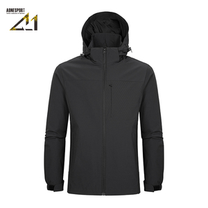 Chaqueta con Capucha para Hombre Aonesport, Ligera, de Nailon, Impermeable, para Primavera y Otoño, Estilo Urbano - Product Image 4