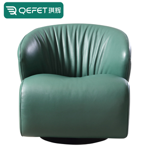 Juego de sillón <span class=keywords><strong>reclinable</strong></span> de cuero genuino de diseñador italiano informal para salas de estar y dormitorios modernos de forma cuadrada - Product Image 4