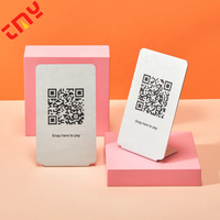 Escaneo de número de pedido de mesa de restaurante de alta calidad para pedir código Qr de acero inoxidable en placa de Metal