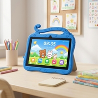 Tablette pour enfants 7 pouces Android 8.1 2 Go 16 Go WiFi 1024x600 avec étui en silicone licorne et support
