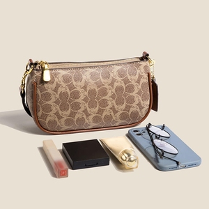 Bolso de Hombro de PU para Mujer, Otoño 2026, con Monograma Estampado, Cierre de Cremallera, Textura de Alta Gama, Versátil, para el Día a Día - Product Image 6