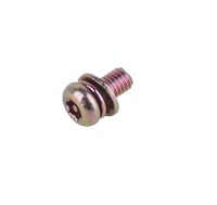 Vis de machine combinée à tête Torx en acier au carbone de haute qualité, personnalisable, avec rondelle plate à ressort, grade 4.8-8.8, zinguée
