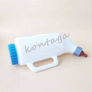 Botella de Plástico de 2.5L para Bebés, Botella de Leche para Vacas, Biberón de Boca Curva para Terneros, Bebedero para Vacas, para Leche o Agua - Product Image 2
