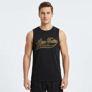 Men's Casual Breathable 100% Cotton Knitted Compression Tank Top Body Shaper Tummy Control Vest Slimming Undershirt <b>Beer</b> Belly - Product Image 2