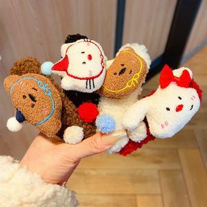 Nueva muñeca de peluche bonita, tocado grande, pinza para el pelo, nivel de apariencia alta, pelo de corazón para niña, Pinza para el pico de pato, tocados - Product Image 1