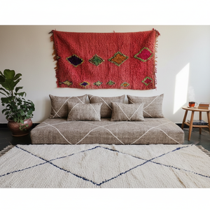 Juego de Sofa de Suelo Oriental-Esponja de Algodón de Calidad-200x80x20 cm-Cualquier Color Es Posible. - Product Image 3