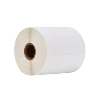 Étiquettes d'emballage de rouleau d'autocollant adhésif blanc zèbre de haute qualité pour l'utilisation d'exposition de supermarché d'épicerie de Promotion