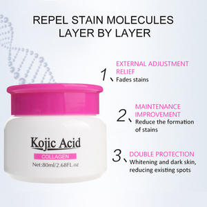 Crème éclaircissante et anti-âge à l'acide kojique, au collagène, au beurre <span class=keywords><strong>de</strong></span> karité et à la glycérine, pour réduire les taches et les rides (Marque privée) - Product Image 3