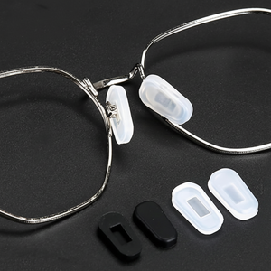 Supporto per anelli per naso in Silicone antiscivolo 4P per occhiali da sole prodotto per la cura degli occhiali con copertura in altezza e supporto per il naso - Product Image 1