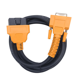 Cable adaptador de diagnóstico de coche personalizado DB15 a OBD2 de 16 pines para conexión de vehículos Tesla, tipo enchufable, material PVC - Product Image 2