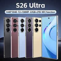 Téléphone débloqué 5G mondial S26 Ultra avec batterie de 8000 mAh, NFC, grand écran de 6,9 pouces pour le divertissement quotidien, les voyages d'affaires, les jeux et le travail