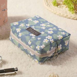Sac de voyage portable en polyester à motif tendance, grande capacité, avec fermeture éclair, pour maquillage et articles de toilette - Product Image 2