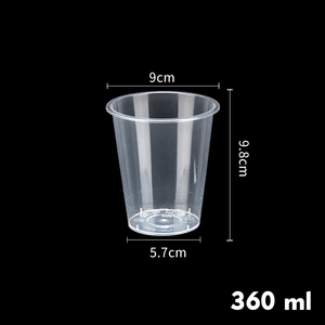 Tazas de plástico PP impresas personalizadas para taza de pintura PPS de té de leche - Product Image 4