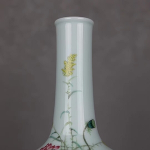 <span class=keywords><strong>Vase</strong></span> en porcelaine antique rose peint à la main haut de gamme décoration de comptoir d'hôtel <span class=keywords><strong>vase</strong></span> classique incrusté de <span class=keywords><strong>cuivre</strong></span> - Product Image 2