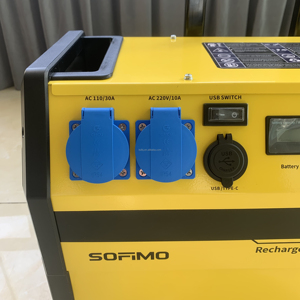 Solar Inverters <b>Rechargeable</b> Portable Industrial Power Station <b>Battery</b> Supply Generator High Output - Product Image 3