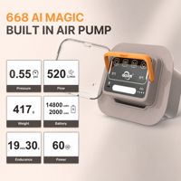 Nouvelle pompe à air électrique intégrée pour canapé gonflable, pompe à air rechargeable intégrée, pompe à air vocale intégrée pour lit et canapé gonflables