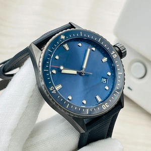 Reloj de Lujo para Hombre, de Titanio y Acero Inoxidable, con Calendario, Correa de Cuero, Cristal de Zafiro, Precisión de Relojería, 10 Bar - Product Image 2