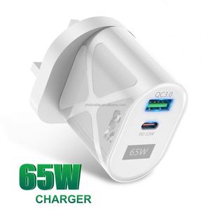 65W PD Fast Charging Universal Charger 20W USB <b>Type</b>-<b>C</b> <b>Adapter</b> for Mobile Phones & Earphones with QC3.0 Technology - Product Image 5