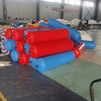 Bouée flottante gonflable en PVC personnalisée pour 5 à 10 passagers, capacité de 100 à 500 kg, type banane ou ponton.